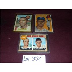 1969 CHICO SALMON, BILLY CONSOLO, 1968 JOSE ARCIA, BILL SCHLESINGER