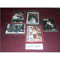 (5) SHAQUILLE O'NEAL CARDS