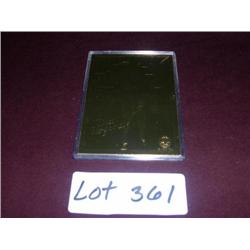 HEROES OF BASEBALL 22 KARAT GOLD CARD -  DON DRYSDALE