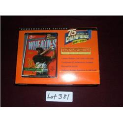TIGER WOODS GOLD SIGNATURE MINI WHEATIES BOX