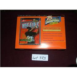 TIGER WOODS GOLD SIGNATURE MINI WHEATIES BOX
