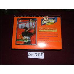 TIGER WOODS GOLD SIGNATURE MINI WHEATIES BOX