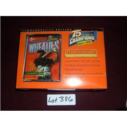 TIGER WOODS GOLD SIGNATURE MINI WHEATIES BOX