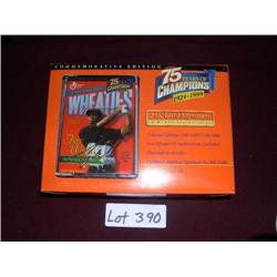 TIGER WOODS GOLD SIGNATURE MINI WHEATIES BOX