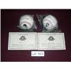 Image 1 : REPLICA FRANK THOMAS AND HONUS WAGNER BASEBALLS