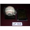 Image 1 : REPLICA WALTER JOHNSON GOLD CARD & BASEBALL