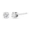 Image 2 : 14K Gold Lab Diamond Stud Earrings