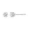 Image 3 : 14K Gold Lab Diamond Stud Earrings