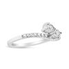 Image 3 : 10K White Gold Two-Stone Diamond Ring