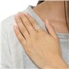 Image 6 : 10K White Gold Two-Stone Diamond Ring