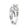 Image 3 : 14K Gold Marquise Diamond Ring Set