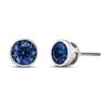 Image 1 : 14K White Gold 1.0 ct Blue Lab Grown Diamond Stud