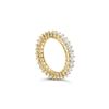 Image 3 : 14K Gold Princess-cut Diamond Eternity Ring
