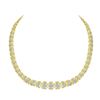 Image 2 : 10K Gold Diamond Riviera Necklace