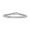 Image 1 : 14K Gold Lab Diamond Tennis Bracelet
