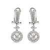 Image 1 : 14K Gold Diamond Drop Earrings