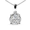 Image 2 : 14K Gold Lab Diamond Pendant Necklace