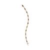 Image 4 : 10K Gold Ruby & Diamond Bar Bracelet, Oval Shape