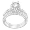 Image 2 : 14K Gold Round Cut Diamond Ring