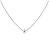Image 2 : 14K Gold Pear Shape Lab Diamond Pendant Necklace