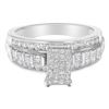 Image 4 : 10K White Gold Diamond Composite Ring
