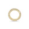 Image 4 : 14K Gold Princess-cut Diamond Eternity Ring
