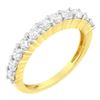 Image 2 : 10K Gold Diamond Wedding Ring