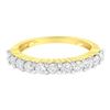 Image 3 : 10K Gold Diamond Wedding Ring