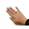 Image 5 : 10K Gold Round and Baguette Diamond Ring