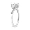 Image 5 : 10K White Gold Two-Stone Diamond Ring