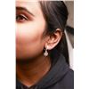 Image 4 : 14K Gold Diamond Drop Earrings