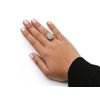 Image 5 : 10K Yellow Gold Diamond Ballerina Cluster Ring