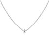 Image 2 : 14K Gold Lab Diamond Solitaire Pendant