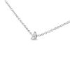 Image 3 : 14K Gold Lab Diamond Solitaire Pendant