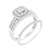Image 2 : 10K Gold Diamond Engagement Ring Set