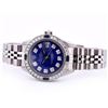 Image 2 : Rolex DateJust SS Blue 1.00ct Dia & Sapphire 26 Wa