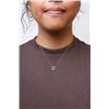 Image 4 : 18K Rose Gold Diamond and Topaz Necklace