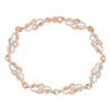 Image 1 : 10K Rose Gold Diamond Infinity Loop & Swirl Link B