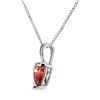 Image 3 : 14K Gold Lab Pink Diamond Pendant