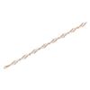 Image 4 : 10K Gold Diamond Infinity Bracelet