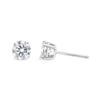 Image 3 : 14K Gold Lab Diamond Stud Earrings