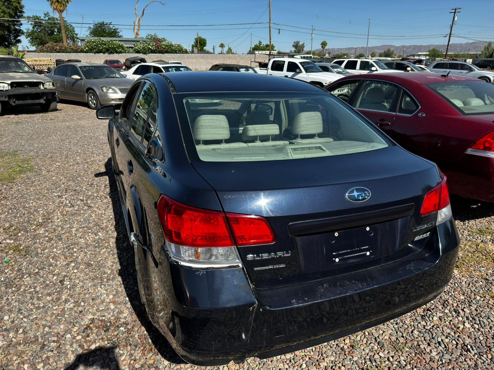 2013 SUBARU LEGACY SERVICE SCHEDULE visual data 7