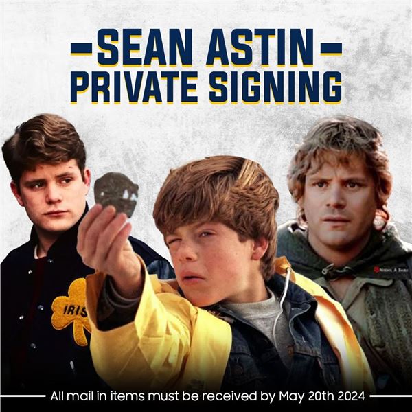 SEAN ASTIN PRIVATE SIGNING EVENT