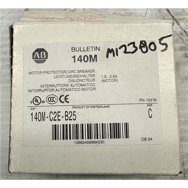 Allen Bradley #140M-C2E-B25 Circuit Breaker