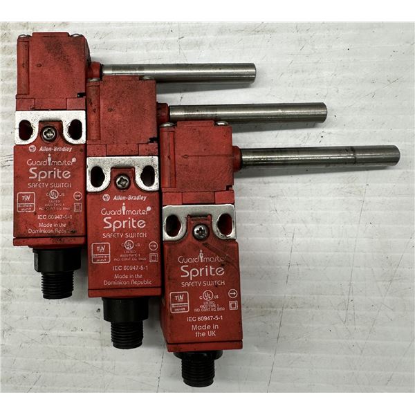 Lor of (3) Misc. Allen Bradley Safety Switches