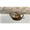 Image 1 : CHINESE PURPLE CLAY TEAPOT  APPROX 7 1/2" WIDE X 3" HIGH