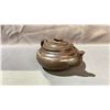 Image 4 : CHINESE PURPLE CLAY TEAPOT  APPROX 7 1/2" WIDE X 3" HIGH
