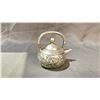 Image 2 : LANDSCAPE SILVER OVERLAID TEAPOT APPROX 5" ACROSS X 3" HIGH