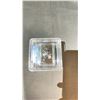 Image 3 : HEAVY STAMPED PAPER WEIGHT IN CASE APPROX 2"X 2"