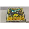 Image 2 : ORIENTAL CRANE EMBROIDERY APPROX 11" HIGH X 13" WIDE